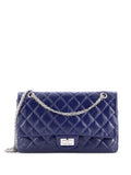 Chanel Pre Owned Reissue 255 Flap Bag Quilted Crinkled Patent 227 Shoulder Bag — Same as shown — Size One Size — Front View