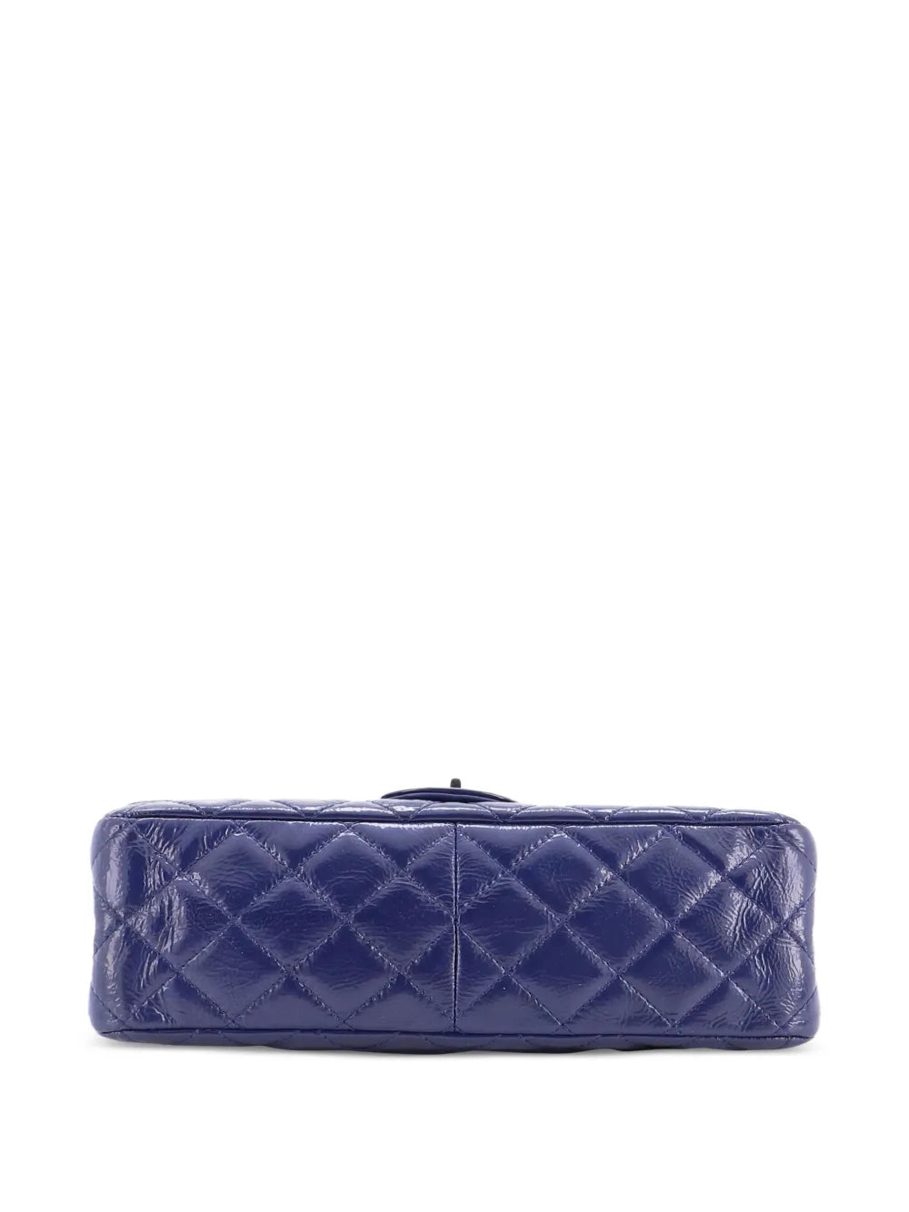 Chanel Pre Owned Reissue 255 Flap Bag Quilted Crinkled Patent 227 Shoulder Bag — Same as shown — Size One Size — Back View