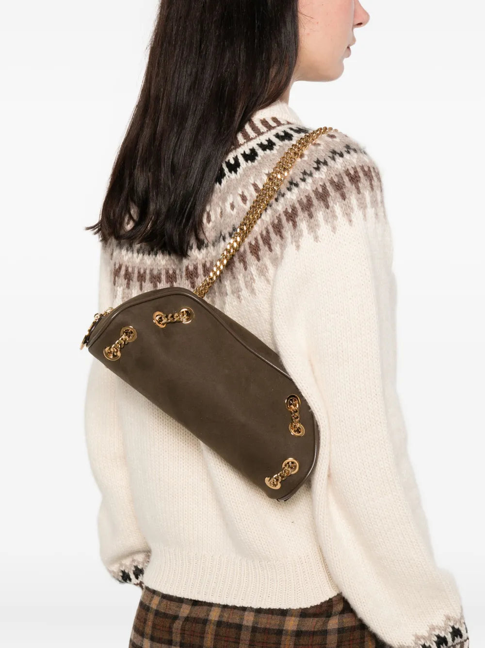 Stella Mccartney Small Falabella Chain Strap Shoulder Bag — Same as shown — Size One Size — Side View