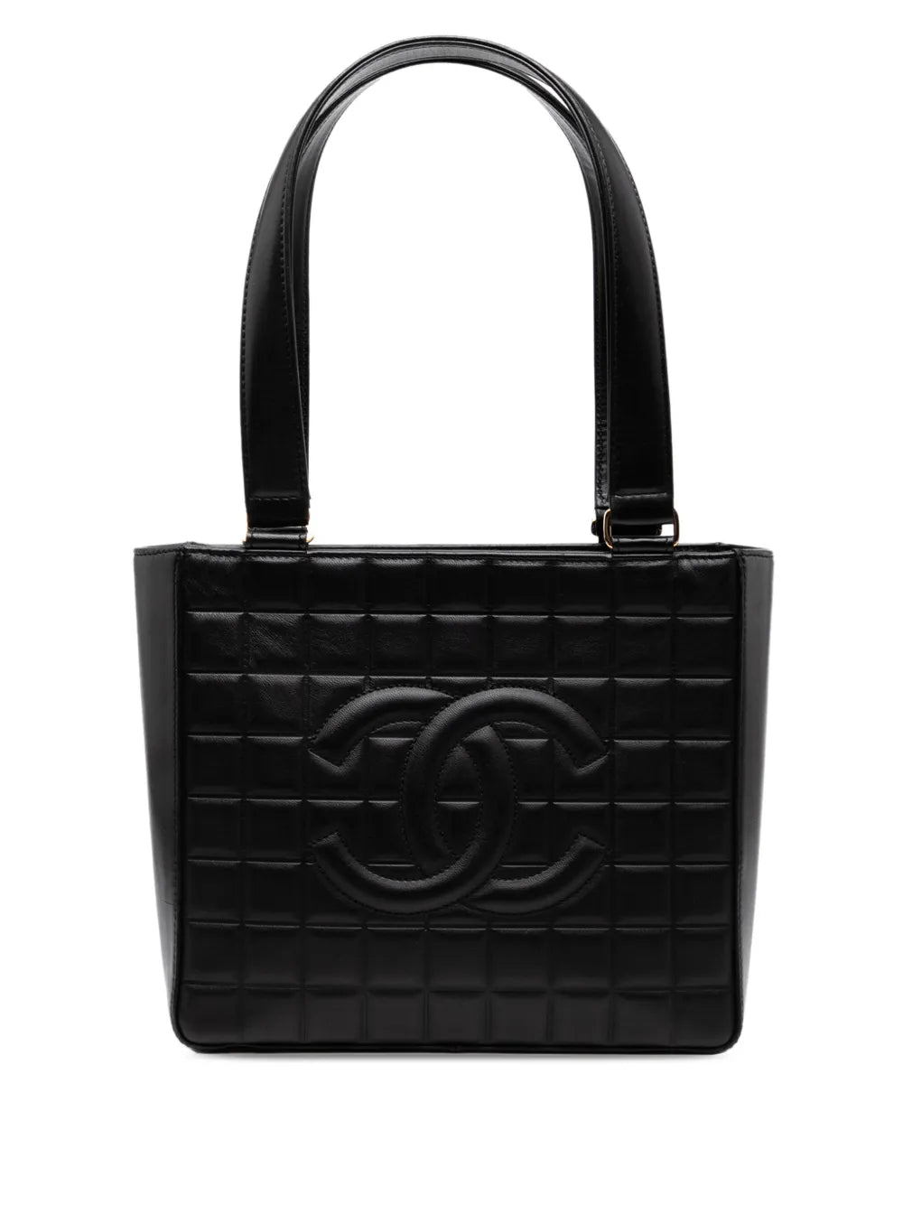 Chanel Pre Owned 2003 2004 Chocolate Bar Lambskin Shoulder Bag — Same as shown — Size One Size — Front View