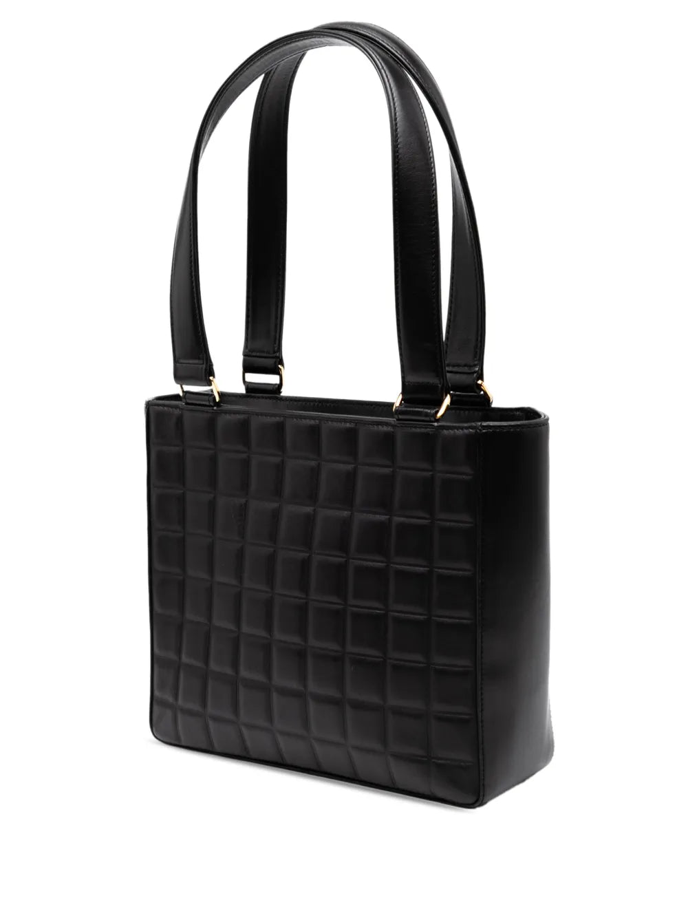 Chanel Pre Owned 2003 2004 Chocolate Bar Lambskin Shoulder Bag — Same as shown — Size One Size — Back View