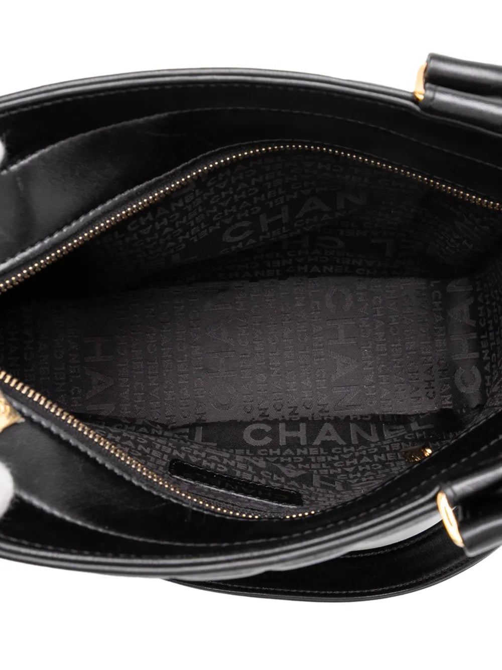 Chanel Pre Owned 2003 2004 Chocolate Bar Lambskin Shoulder Bag — Same as shown — Size One Size — Detail View
