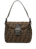 Fendi Pre Owned 20Th Century Zucca Canvas Double Flap Mamma Shoulder Bag — Same as shown — Size One Size — Front View