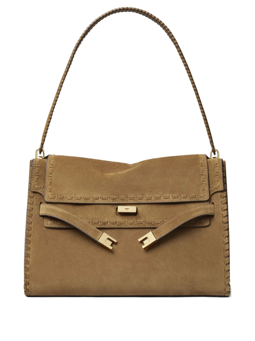 Tory Burch Large Lee Radziwill Shoulder Bag — Same as shown — Size One Size — Front View