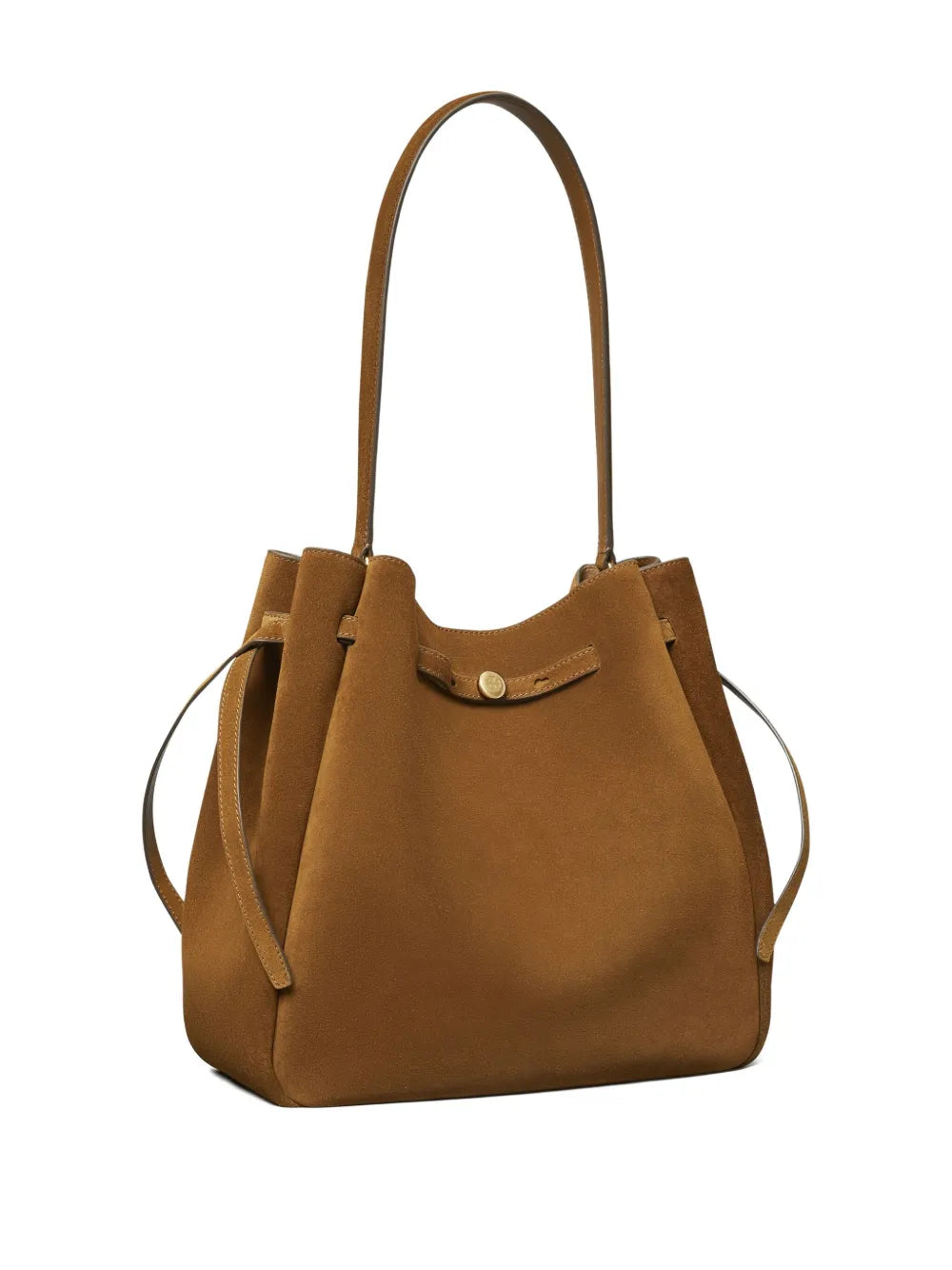 Tory Burch Large Romy Suede Shoulder Bag — Same as shown — Size One Size — Side View