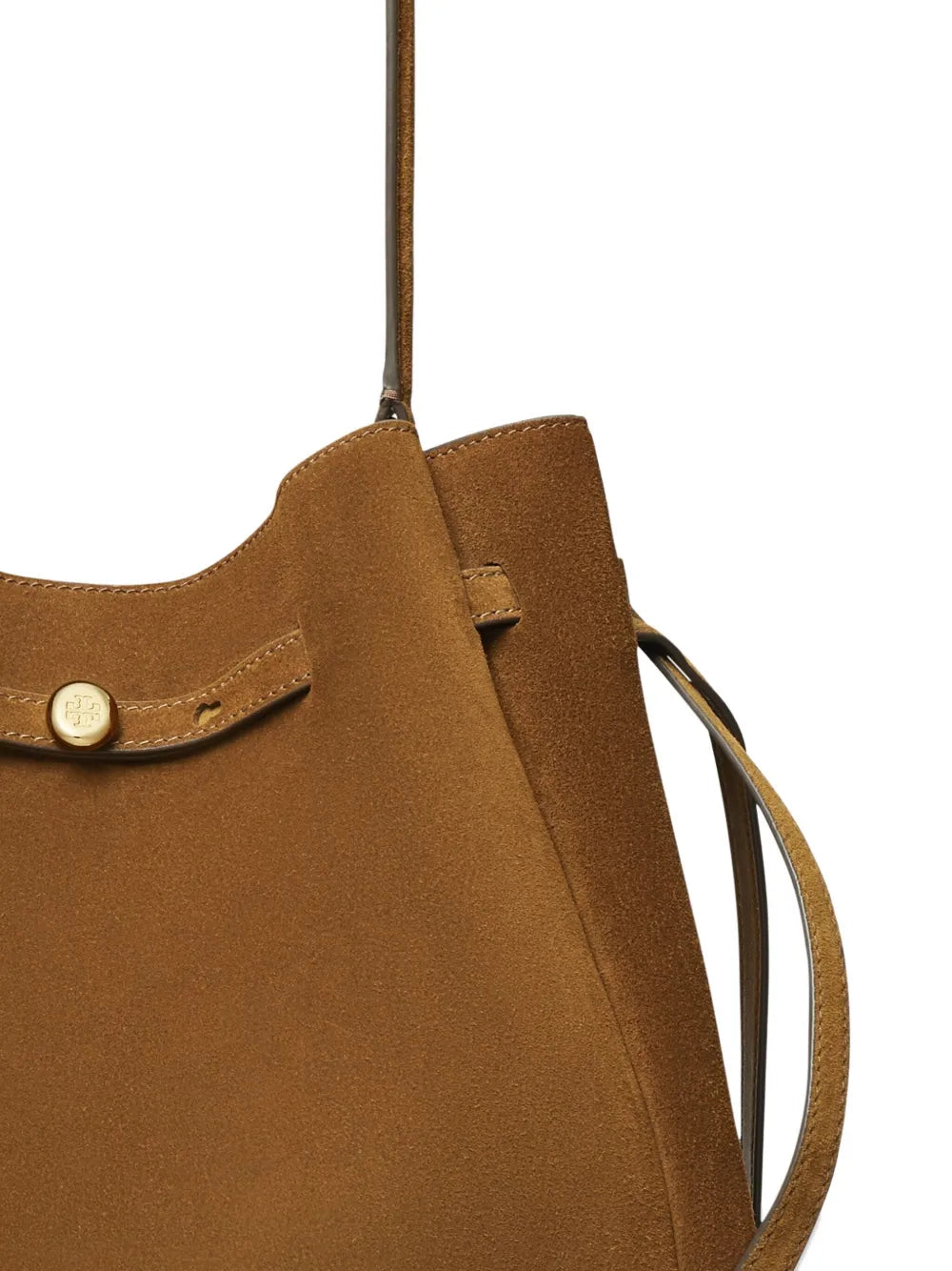 Tory Burch Large Romy Suede Shoulder Bag — Same as shown — Size One Size — Back View