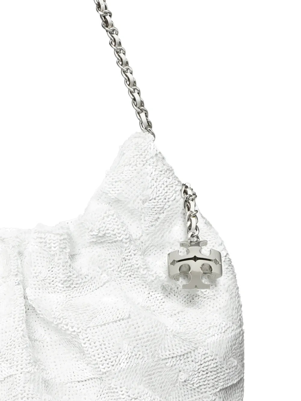 Tory Burch Mini Fleming Sequin Shoulder Bag — Same as shown — Size One Size — Top View
