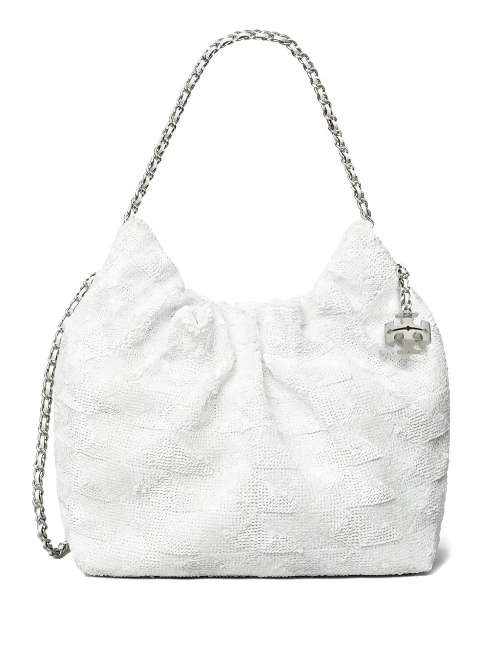 Tory Burch Mini Fleming Sequin Shoulder Bag — Same as shown — Size One Size — Front View