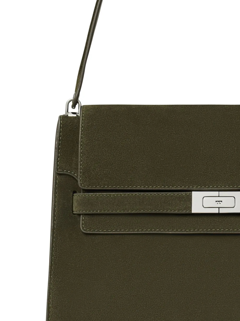 Tory Burch Large Lee Radziwill Suede Shoulder Bag — Same as shown — Size One Size — Top View