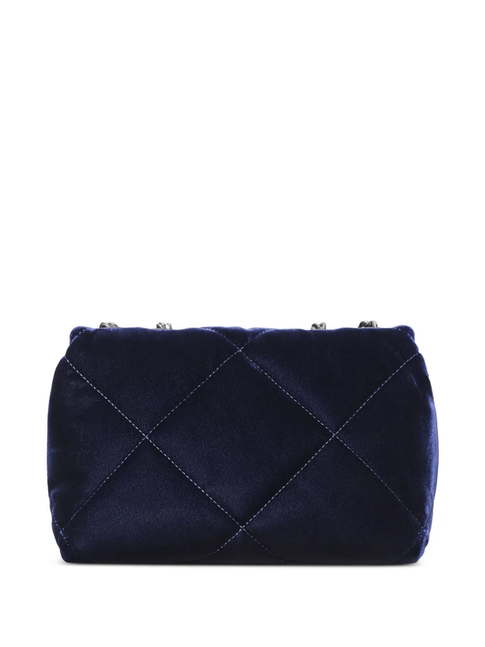 Tory Burch Small Kira Diamond Quilted Velvet Shoulder Bag — Same as shown — Size One Size — Back View