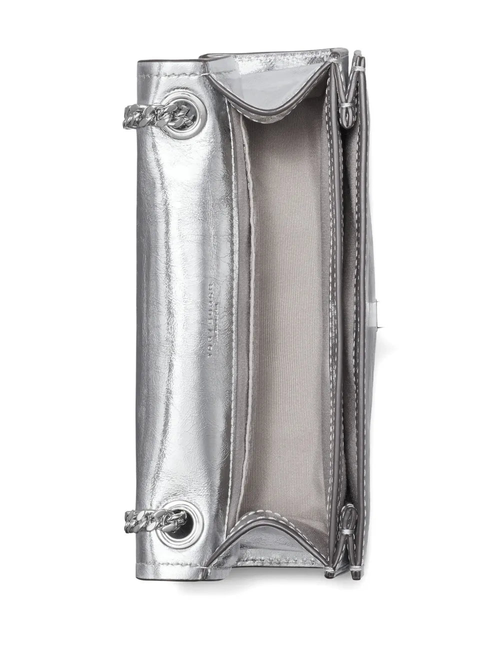 Tory Burch Mini Kira Turn Lock Metallic Shoulder Bag — Same as shown — Size One Size — Back View