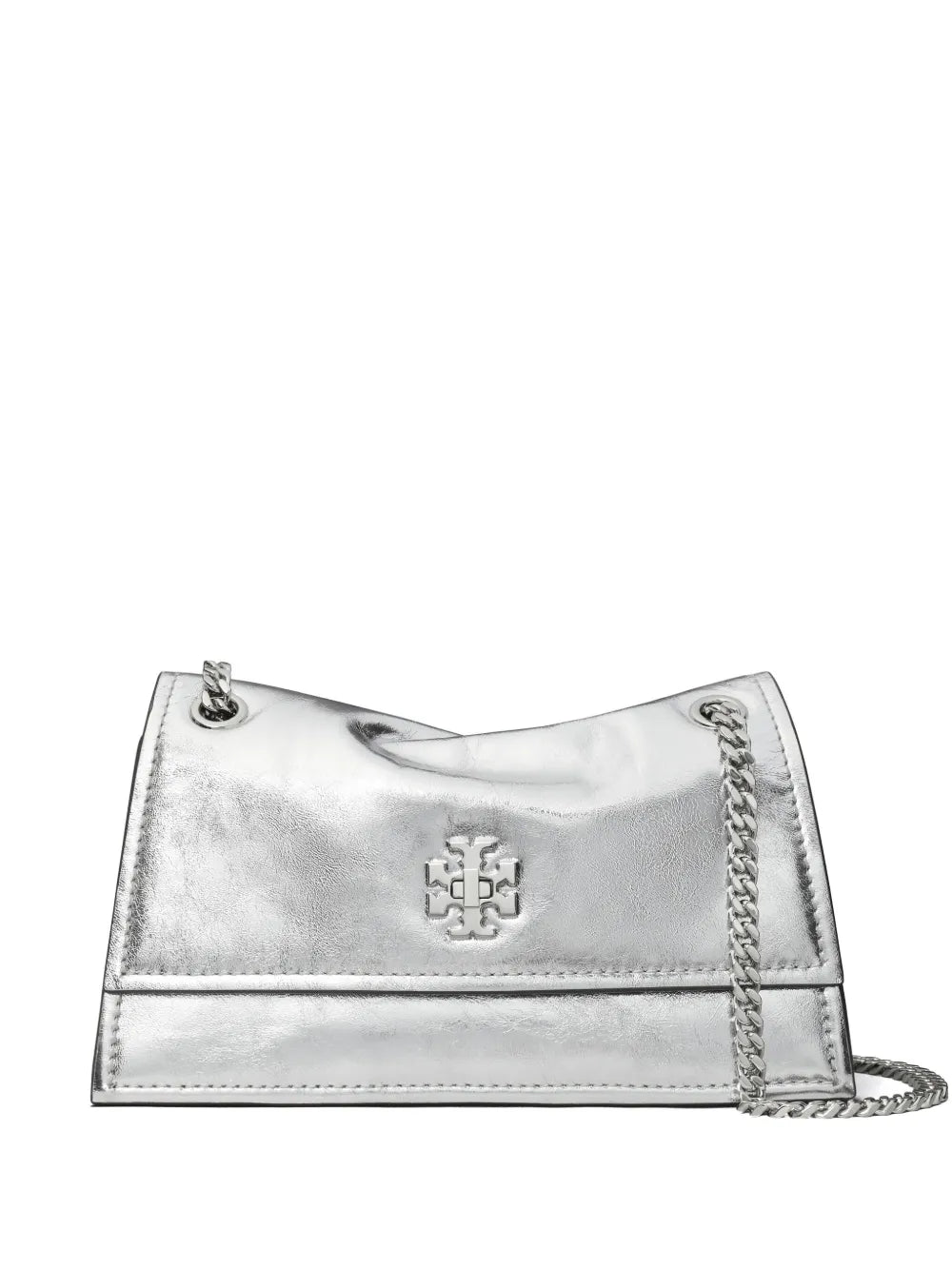 Tory Burch Mini Kira Turn Lock Metallic Shoulder Bag — Same as shown — Size One Size — Front View