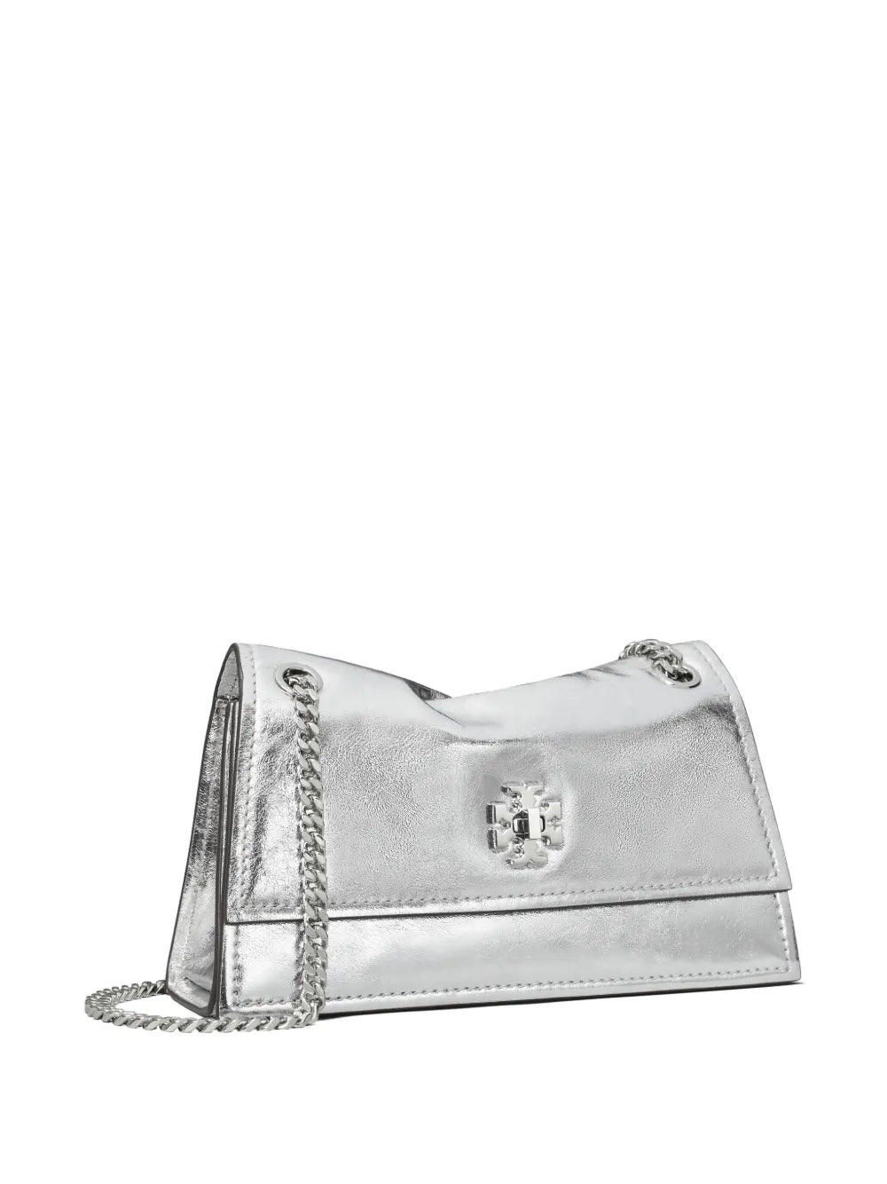 Tory Burch Mini Kira Turn Lock Metallic Shoulder Bag — Same as shown — Size One Size — Side View