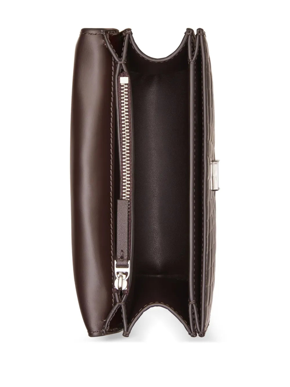 Tory Burch Small Eleanor Croc Embossed Shoulder Bag — Same as shown — Size One Size — Detail View