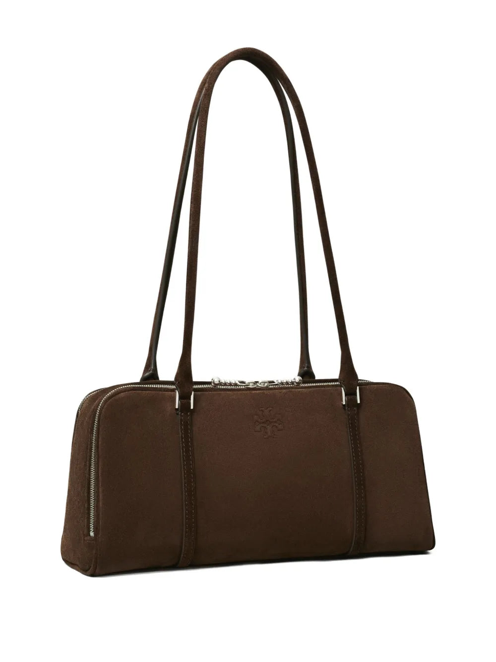 Tory Burch Small Marshmallow Suede Shoulder Bag — Same as shown — Size One Size — Back View