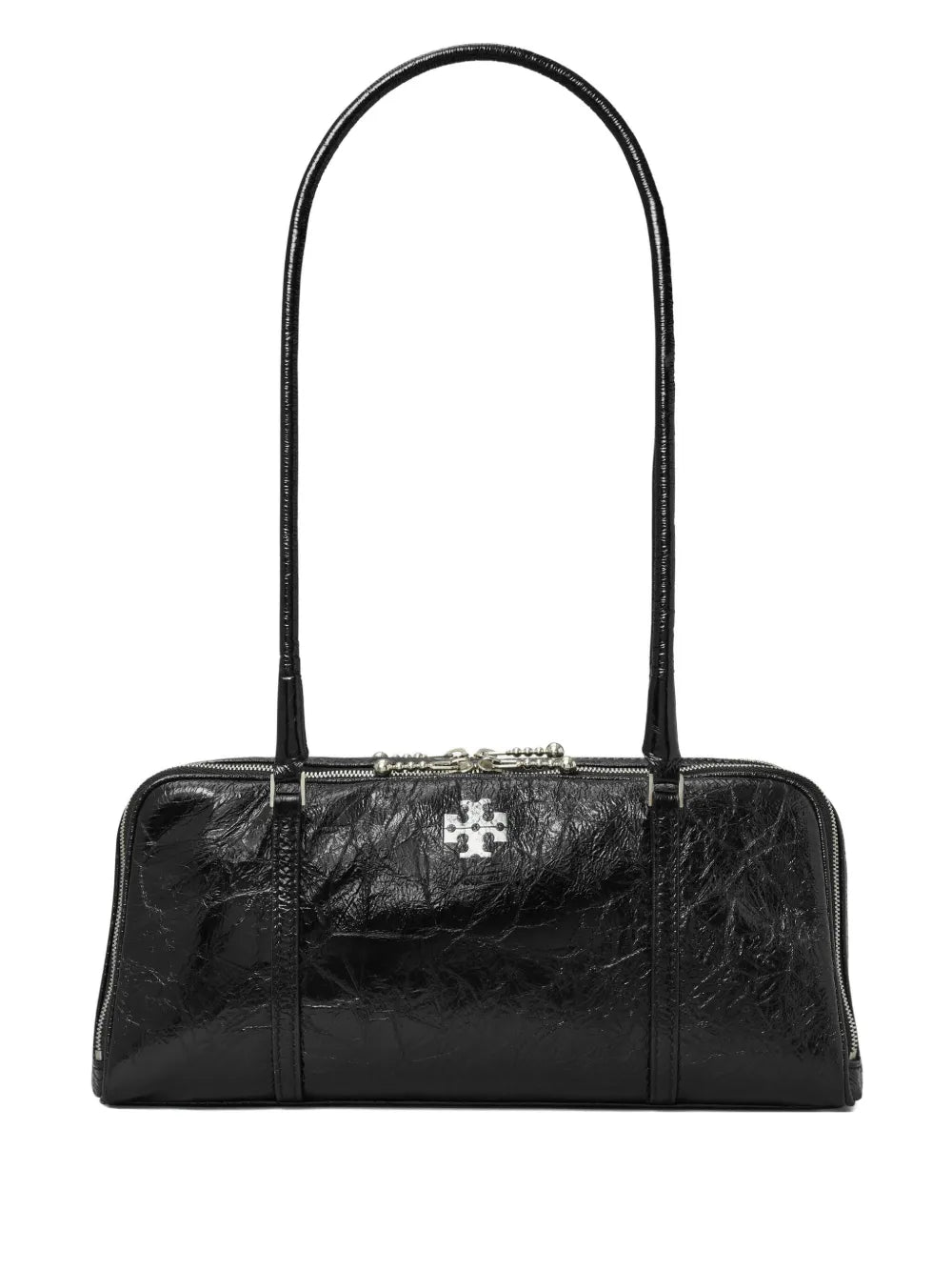Tory Burch Small Marshmallow Crinkle Leather Shoulder Bag — Same as shown — Size One Size — Front View