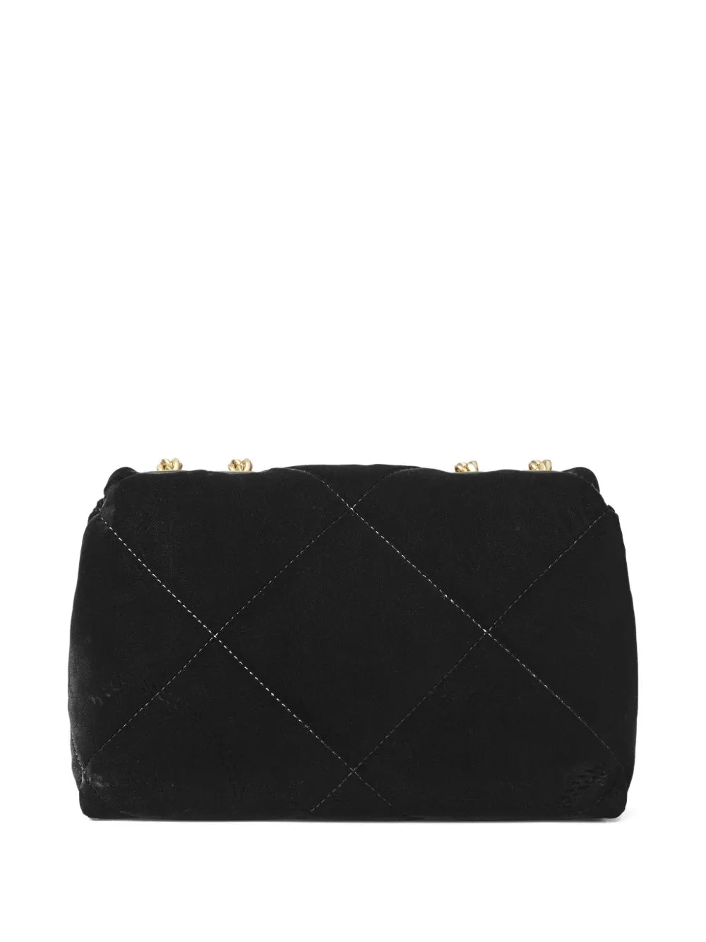 Tory Burch Small Kira Diamond Quilted Velvet Shoulder Bag — Same as shown — Size One Size — Back View