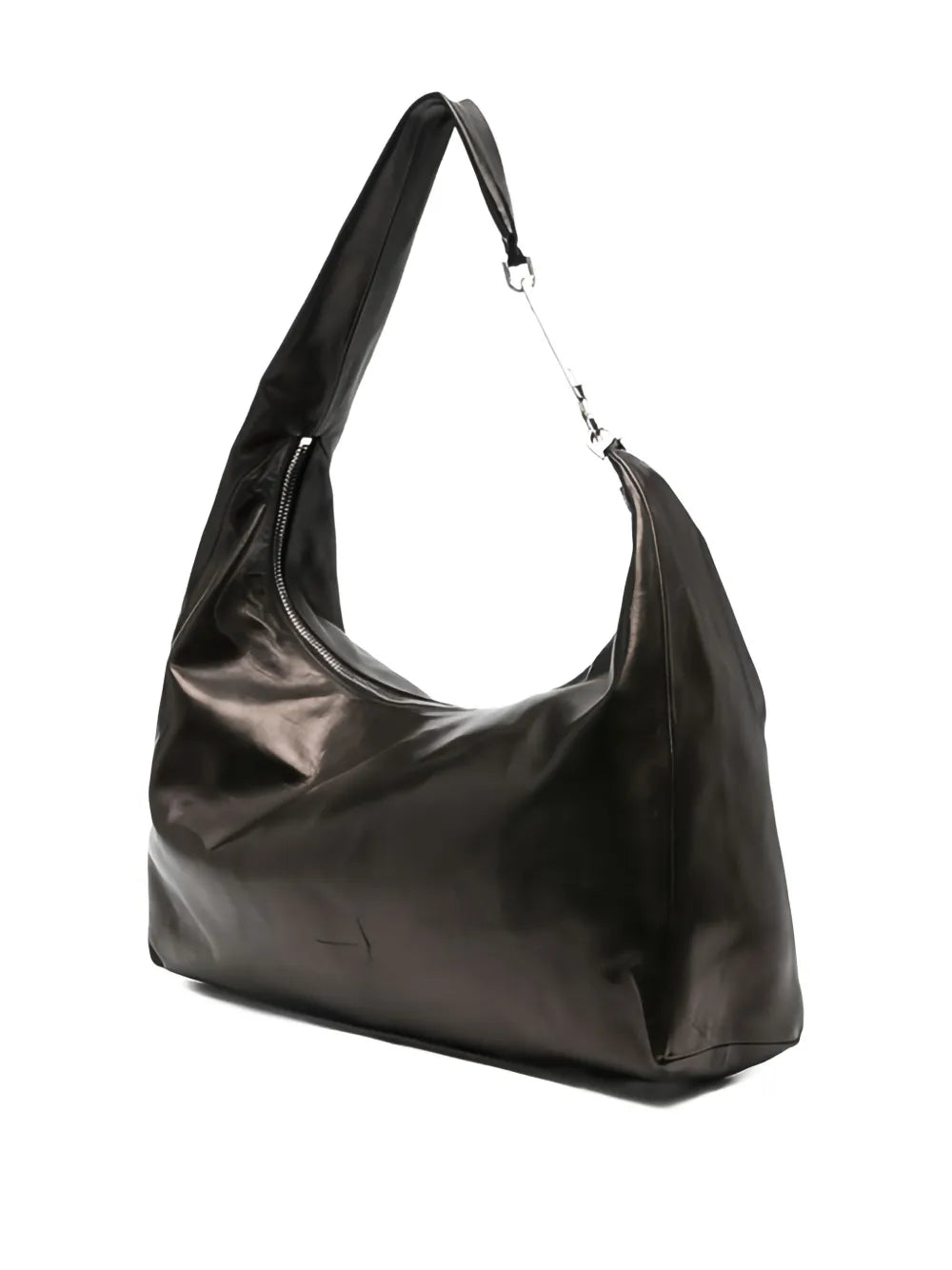 Rick Owens Gemini Leather Shoulder Bag — Same as shown — Size One Size — Top View