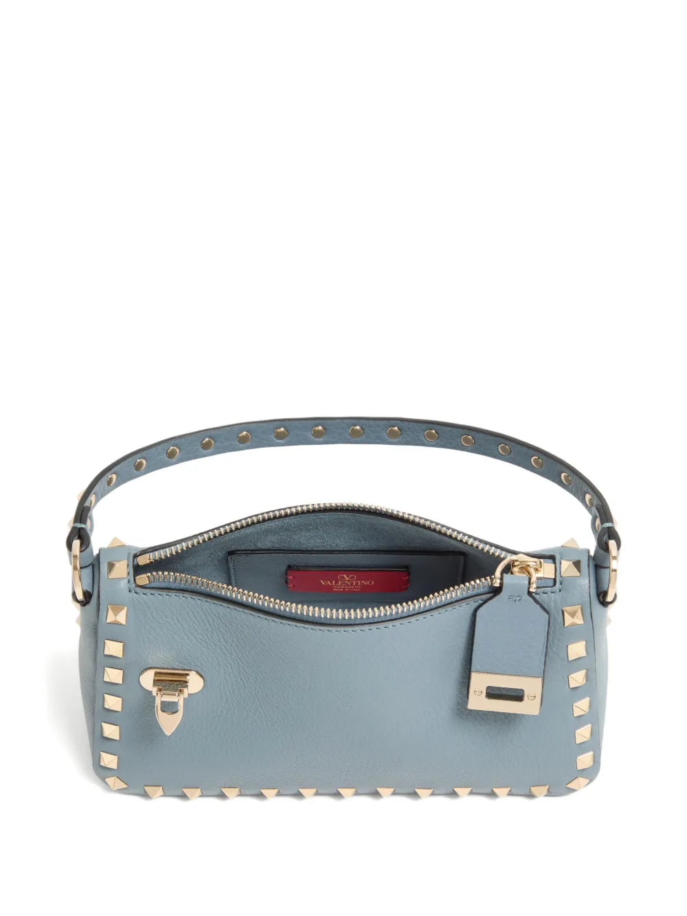 Valentino Garavani Small Rockstud Grained Shoulder Bag — Same as shown — Size One Size — Detail View
