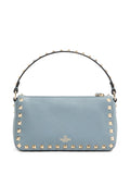 Valentino Garavani Small Rockstud Grained Shoulder Bag — Same as shown — Size One Size — Front View