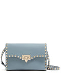 Valentino Garavani Small Rockstud Grained Shoulder Bag — Same as shown — Size One Size — Front View