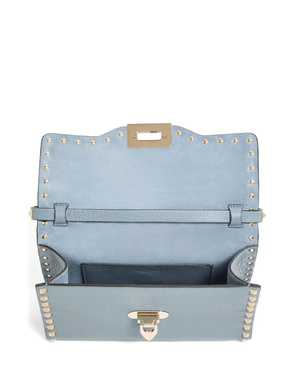 Valentino Garavani Small Rockstud Grained Shoulder Bag — Same as shown — Size One Size — Detail View