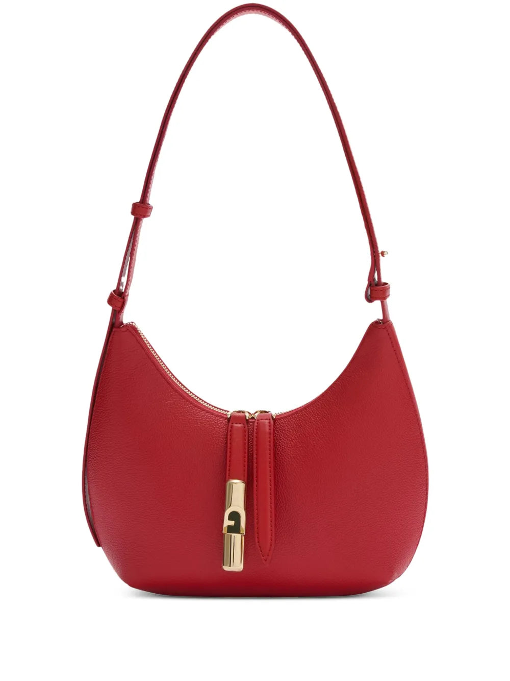 Furla Small Goccia Leather Shoulder Bag — Same as shown — Size One Size — Front View
