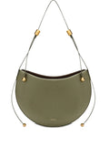 Furla Small Moonstone Leather Shoulder Bag — Same as shown — Size One Size — Front View