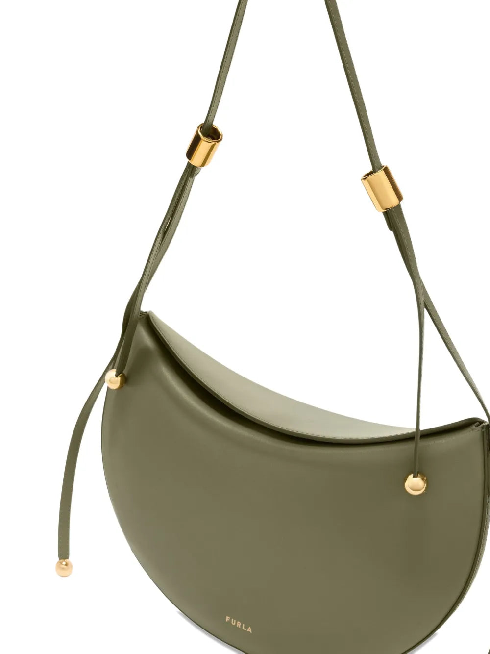 Furla Small Moonstone Leather Shoulder Bag — Same as shown — Size One Size — Back View