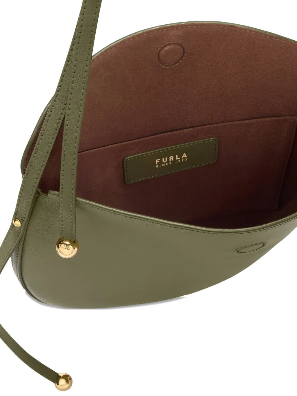 Furla Small Moonstone Leather Shoulder Bag — Same as shown — Size One Size — Detail View