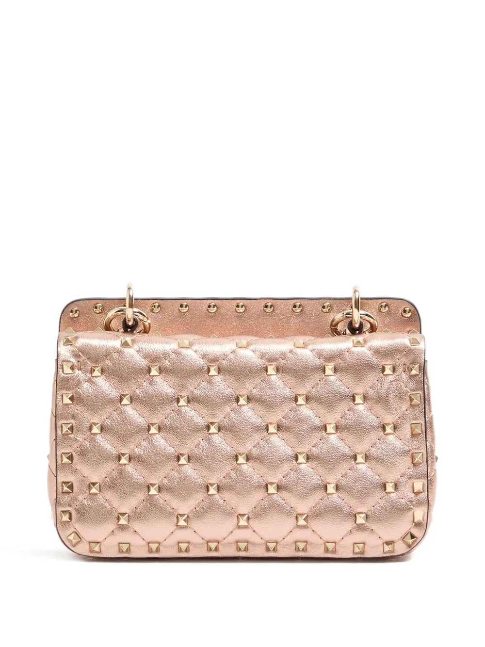Valentino Garavani Small Rockstud Spike Quilted Cross Body Bag — Same as shown — Size One Size — Side View