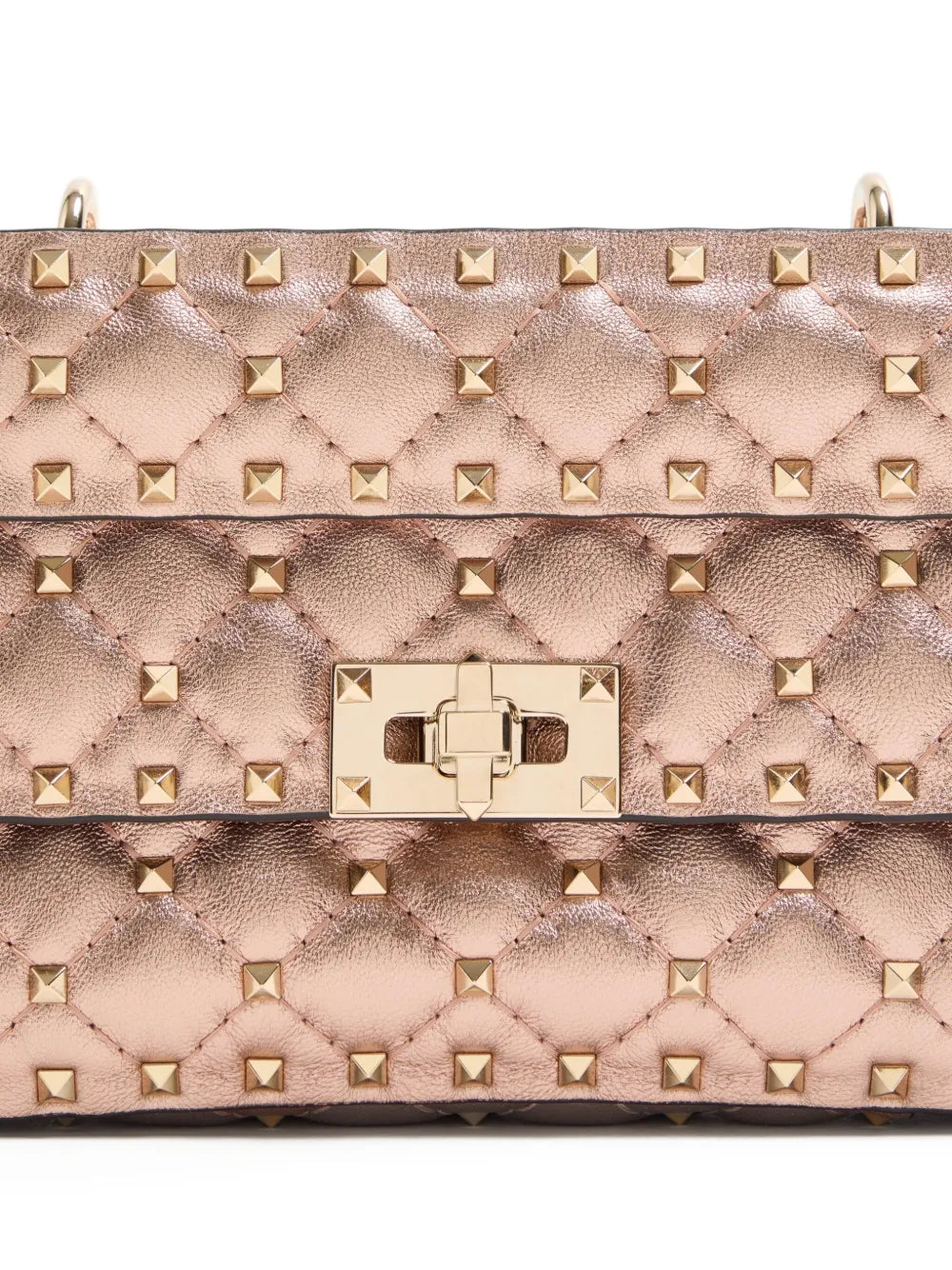 Valentino Garavani Small Rockstud Spike Quilted Cross Body Bag — Same as shown — Size One Size — Detail View
