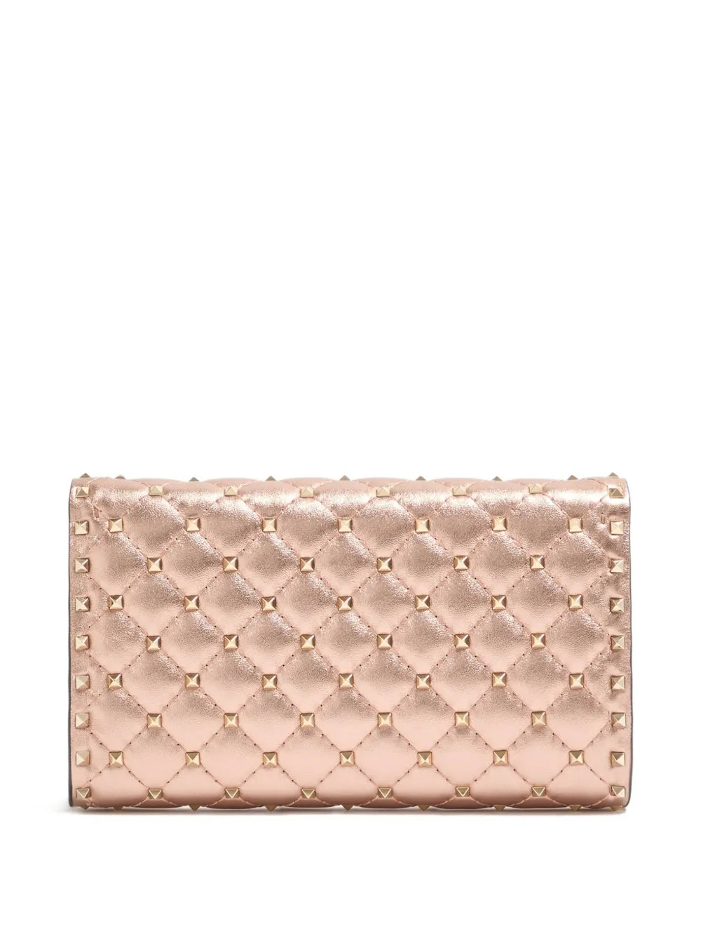 Valentino Garavani Rockstud Spike Quilted Clutch Bag — Same as shown — Size One Size — Back View