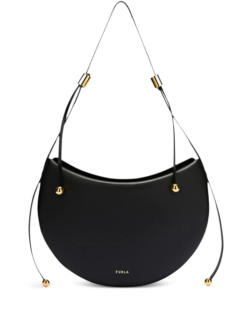 Furla Small Moonstone Leather Shoulder Bag — Same as shown — Size One Size — Front View