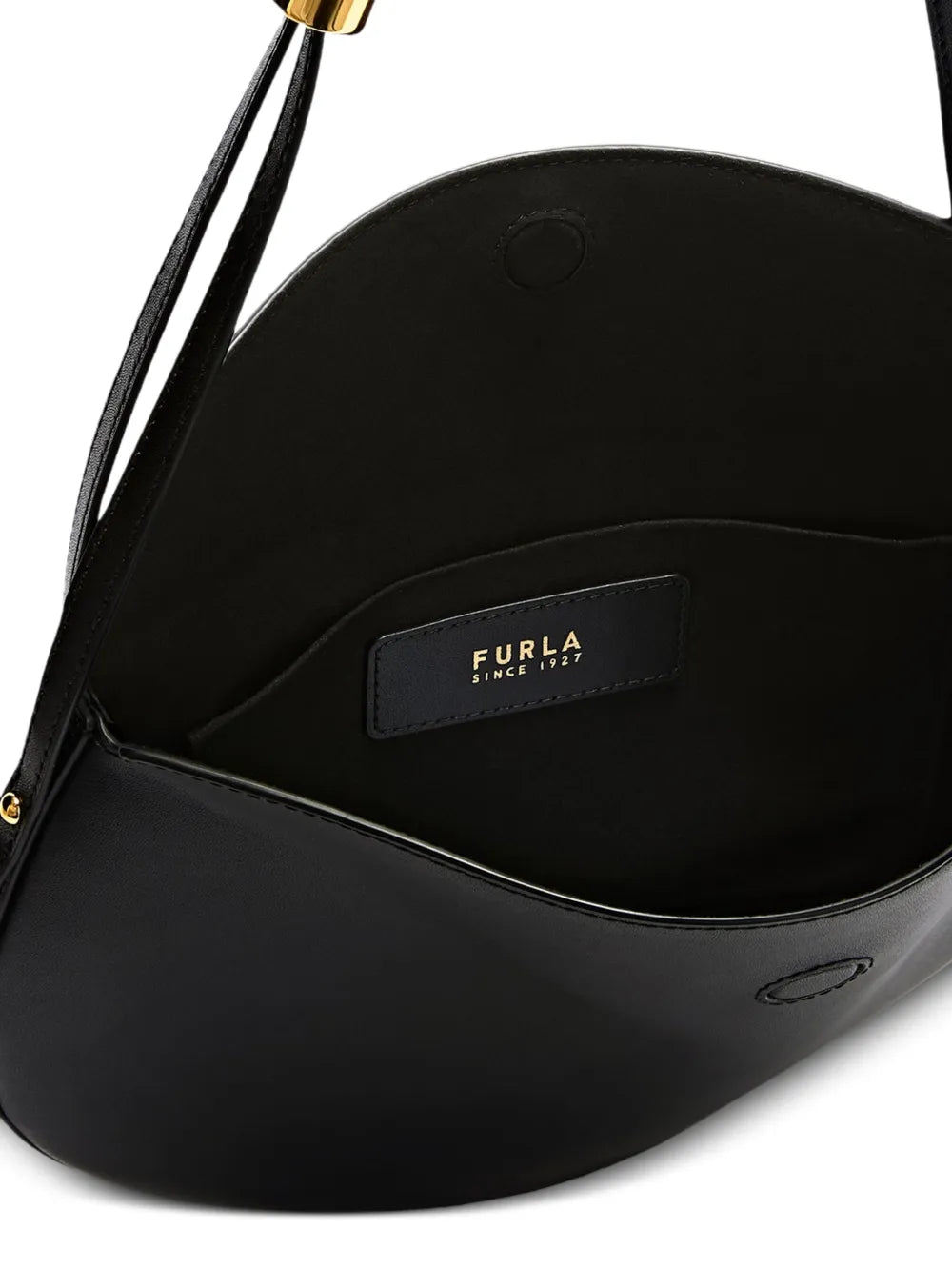 Furla Small Moonstone Leather Shoulder Bag — Same as shown — Size One Size — Back View