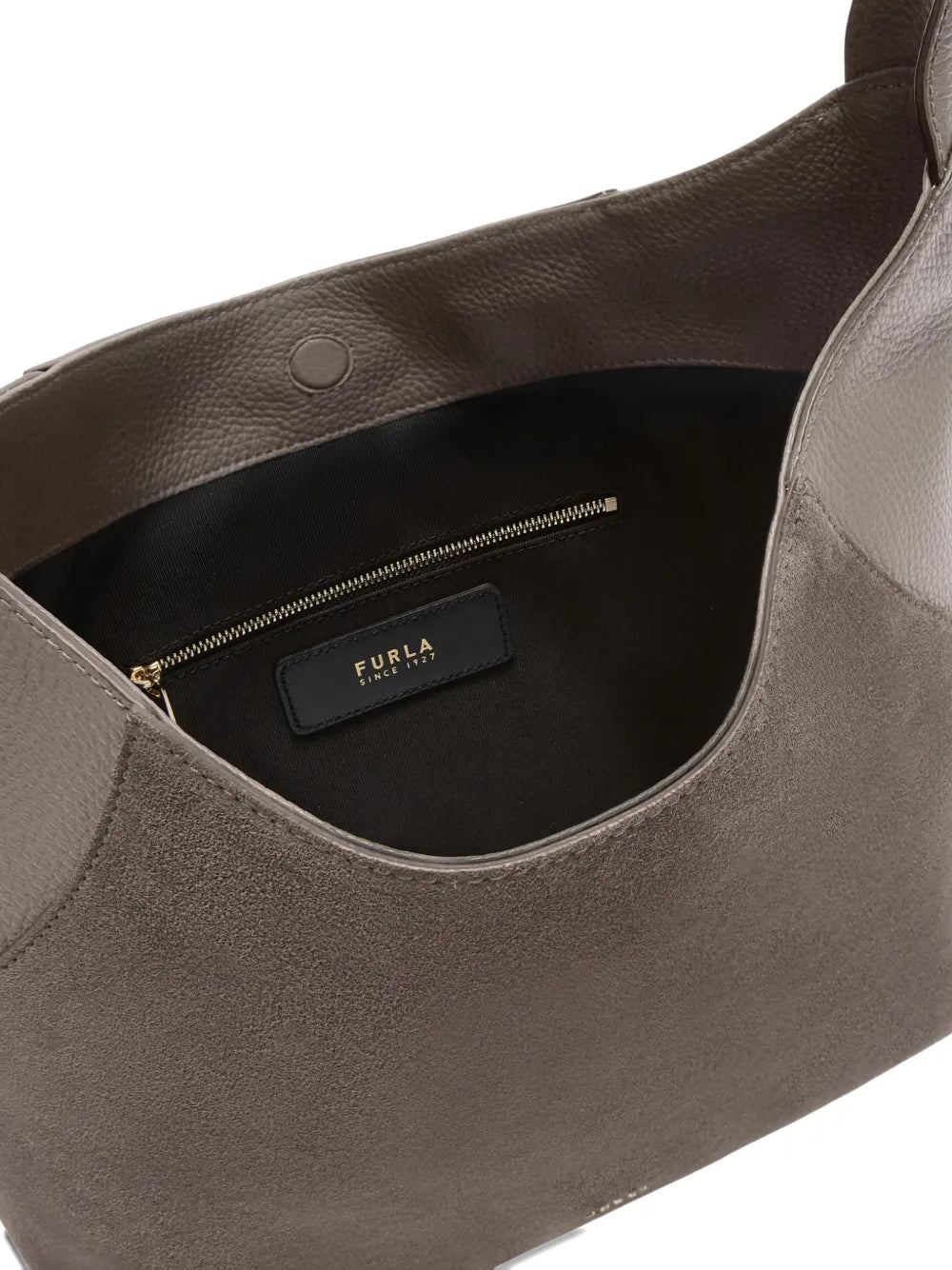 Furla Hobo Suede Tote Bag — Same as shown — Size One Size — Back View