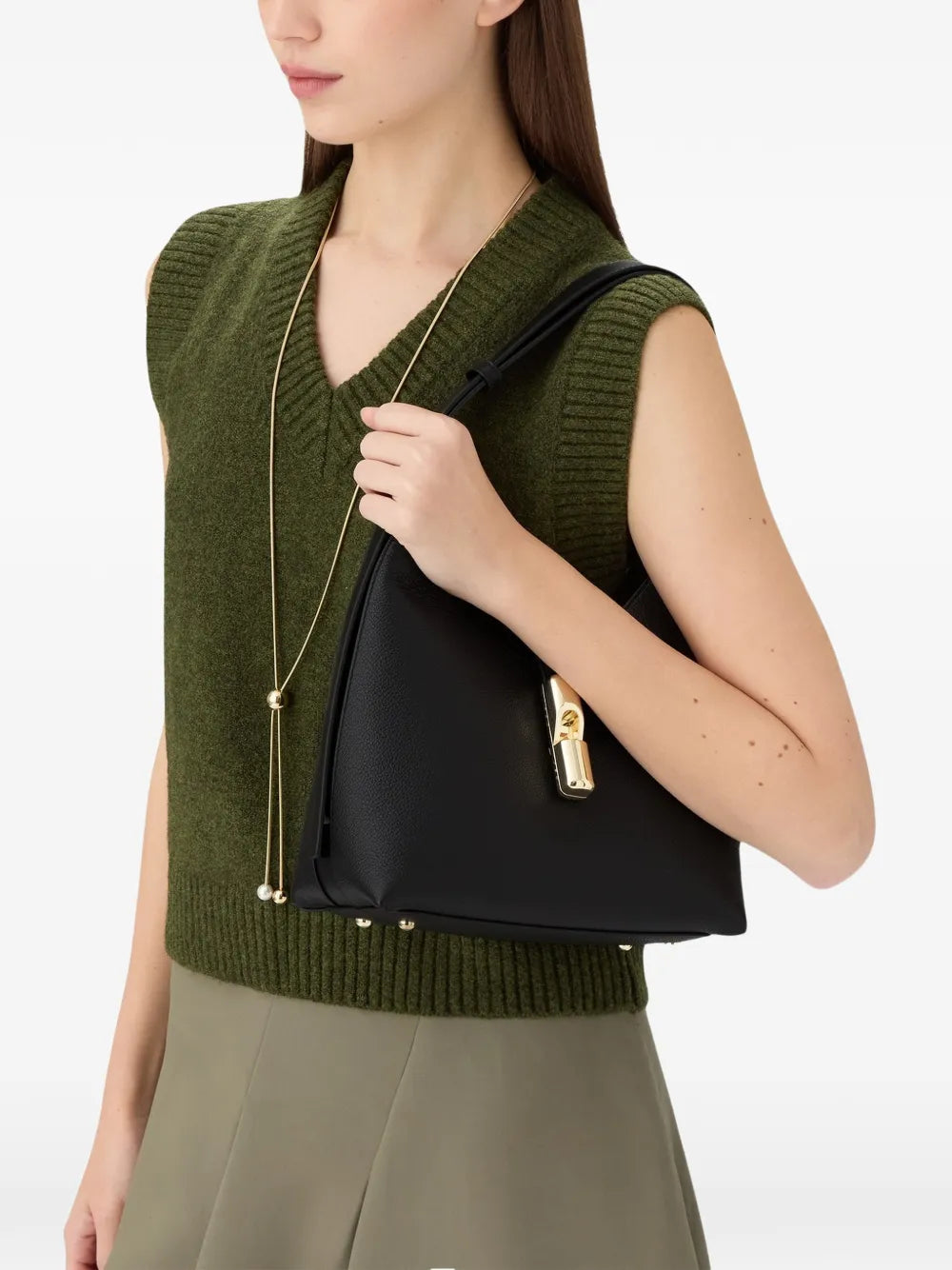 Furla Small Goccia Shoulder Bag — Same as shown — Size One Size — Side View