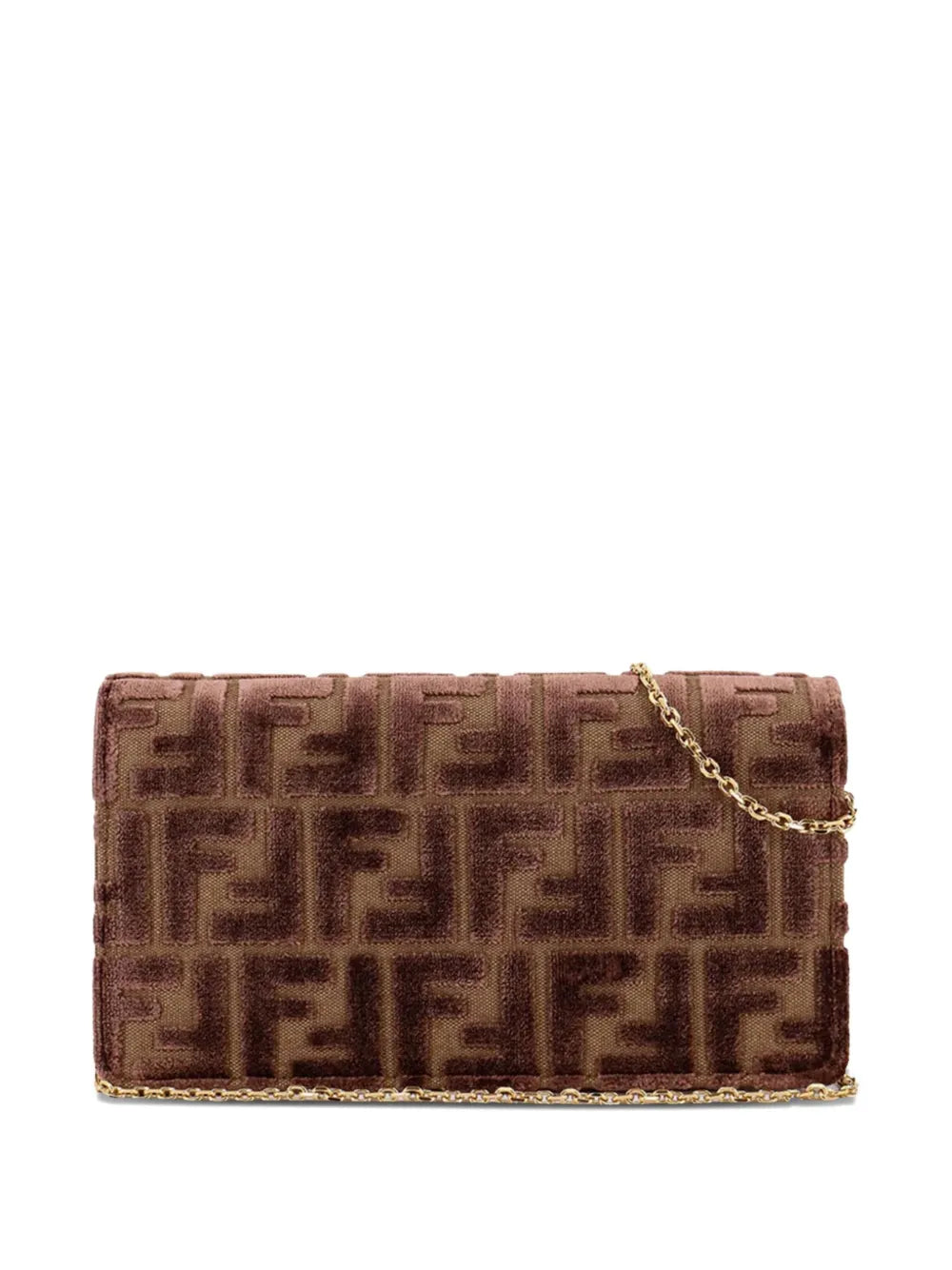 Fendi Ff Motif Chain Shoulder Bag — Same as shown — Size One Size — Side View