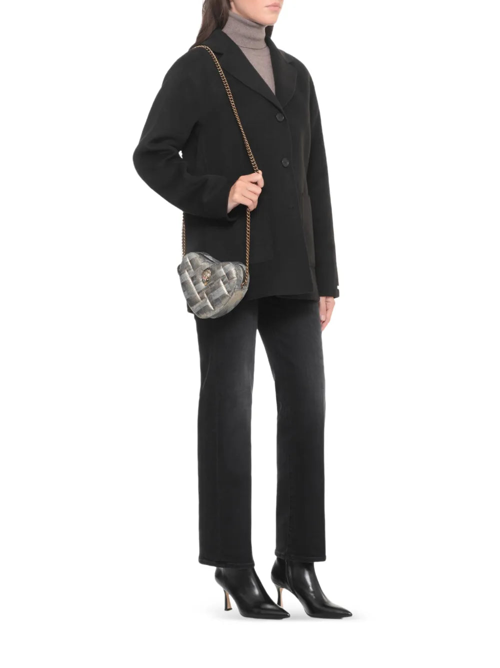Kurt Geiger London Quilted Heart Mini Bag — Same as shown — Size One Size — Side View