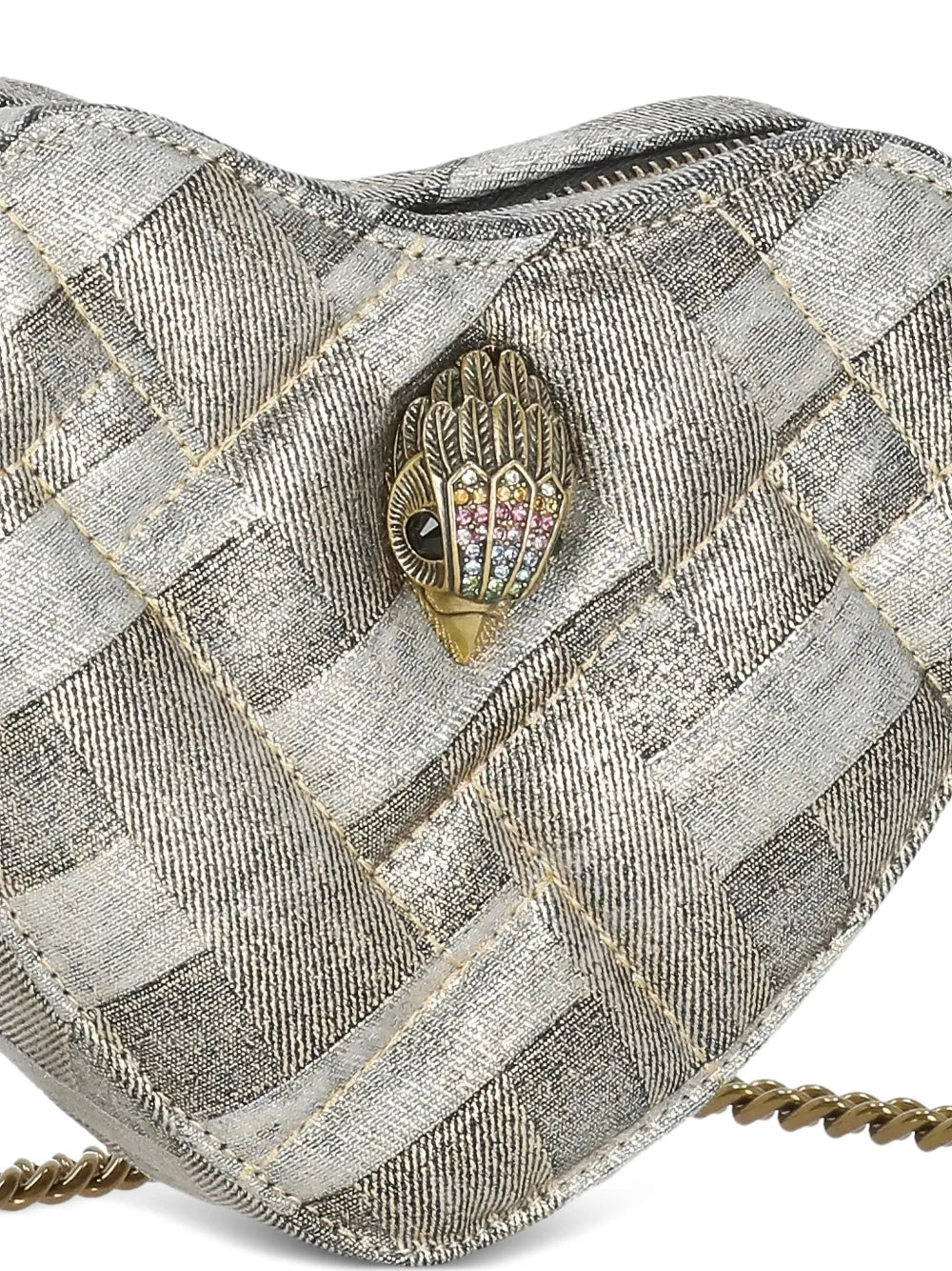 Kurt Geiger London Quilted Heart Mini Bag — Same as shown — Size One Size — Top View