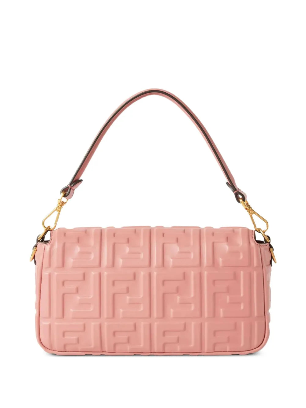 Fendi Baguette Ff Motif Embossed Shoulder Bag — Same as shown — Size One Size — Back View