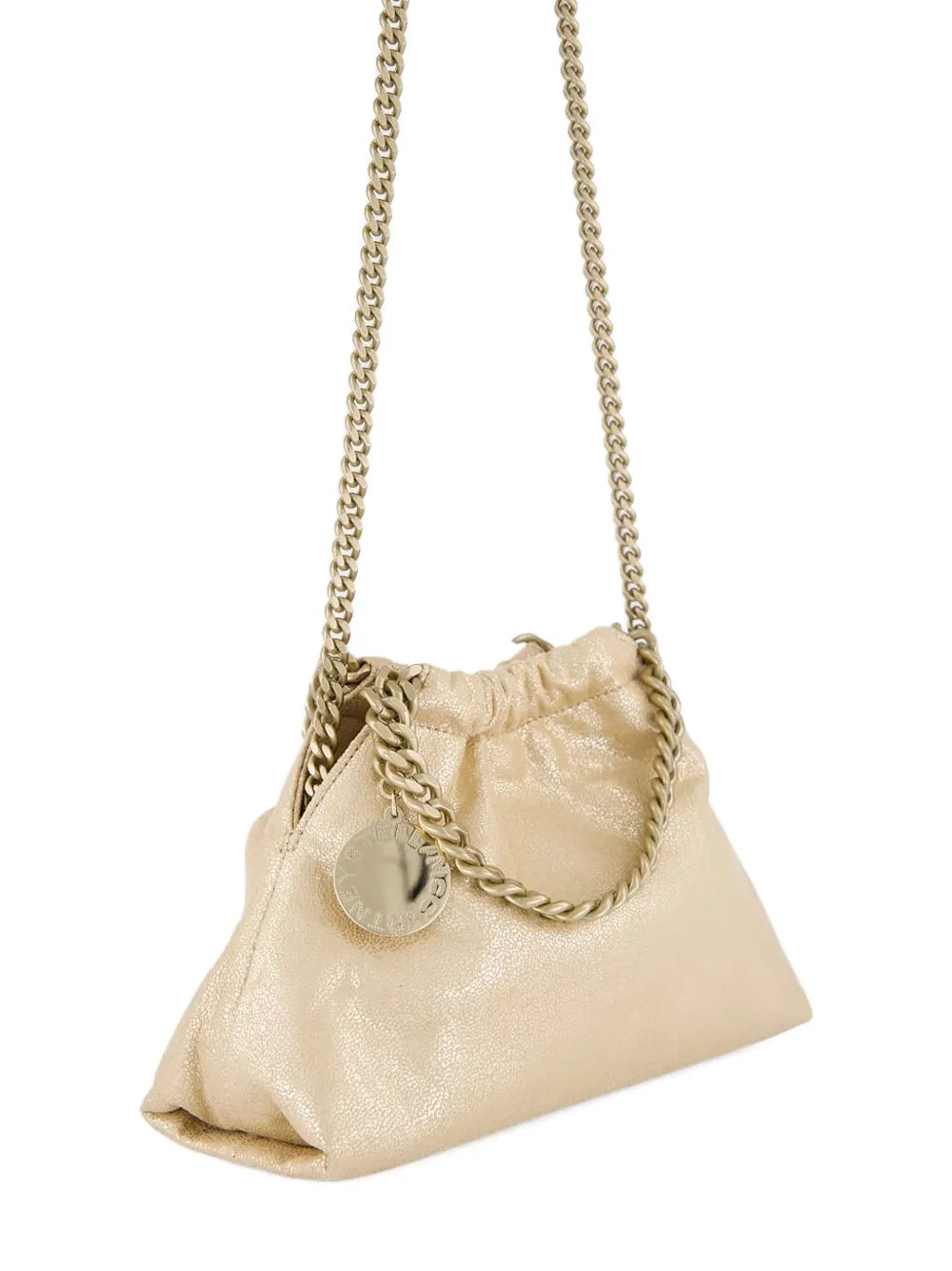 Stella Mccartney Mini Falabella Drawstring Chain Strap Shoulder Bag — Same as shown — Size One Size — Top View