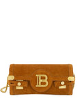 Balmain B Buzz 23 Suede Shoulder Bag — Same as shown — Size One Size — Front View