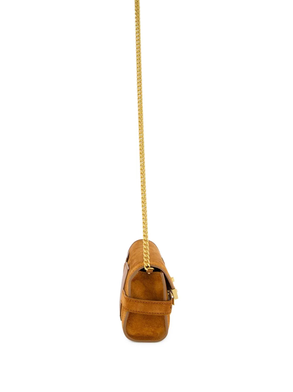 Balmain B Buzz 23 Suede Shoulder Bag — Same as shown — Size One Size — Top View