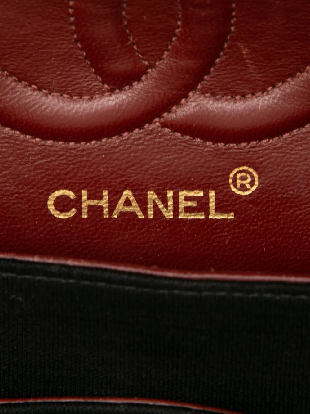 Chanel Pre Owned 1989 1991 Medium Classic Jersey Double Flap Shoulder Bag — Same as shown — Size One Size — Lifestyle View
