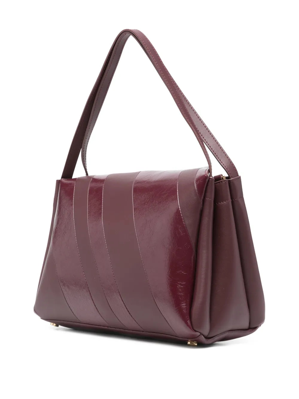 Themoire Eudora Diagonal Stripe Shoulder Bag — Same as shown — Size One Size — Back View