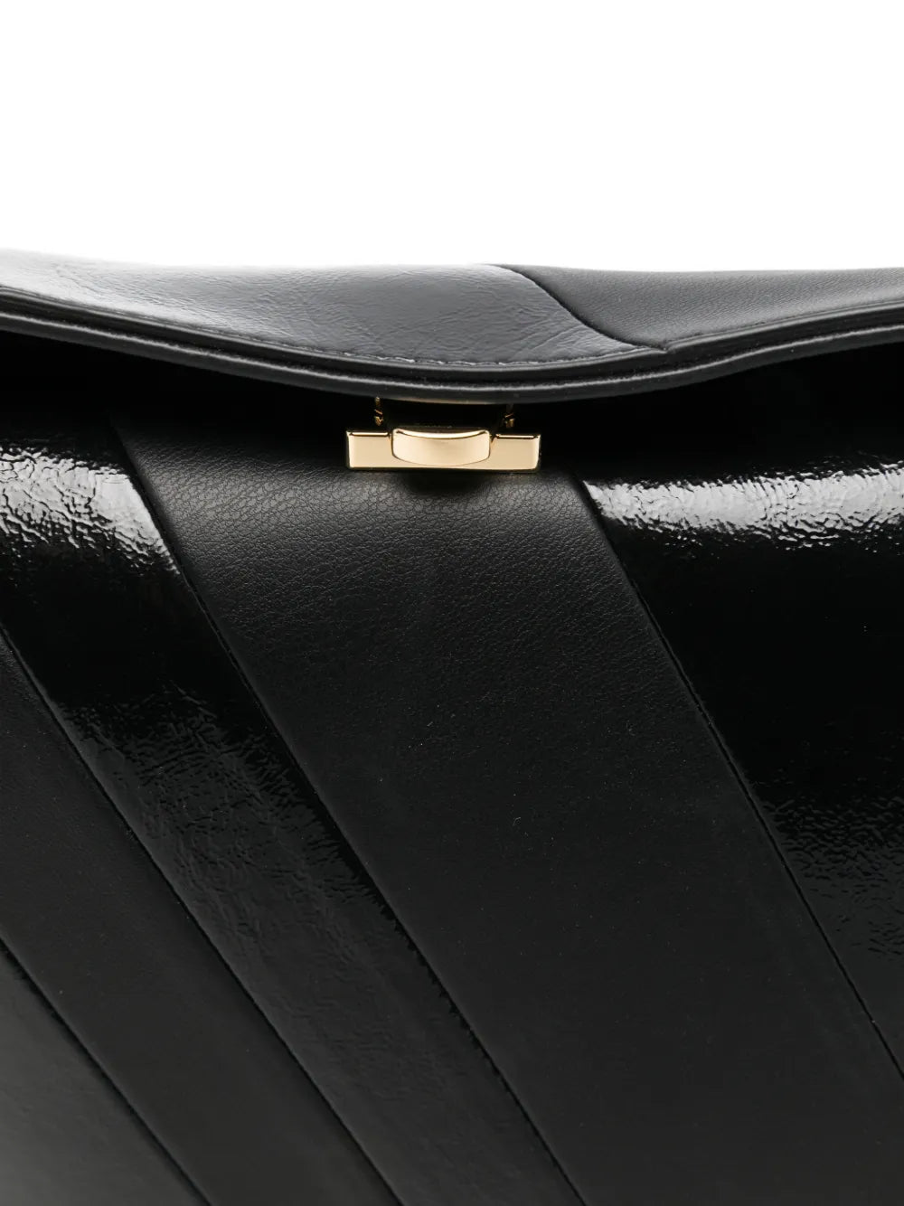 Themoire Eudora Diagonal Stripe Shoulder Bag — Same as shown — Size One Size — Top View