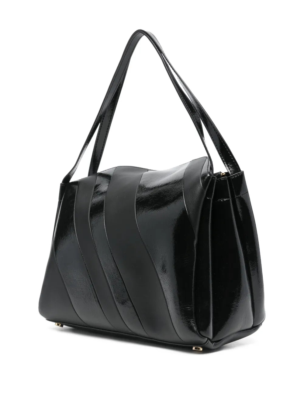 Themoire Eudora Diagonal Stripe Shoulder Bag — Same as shown — Size One Size — Back View