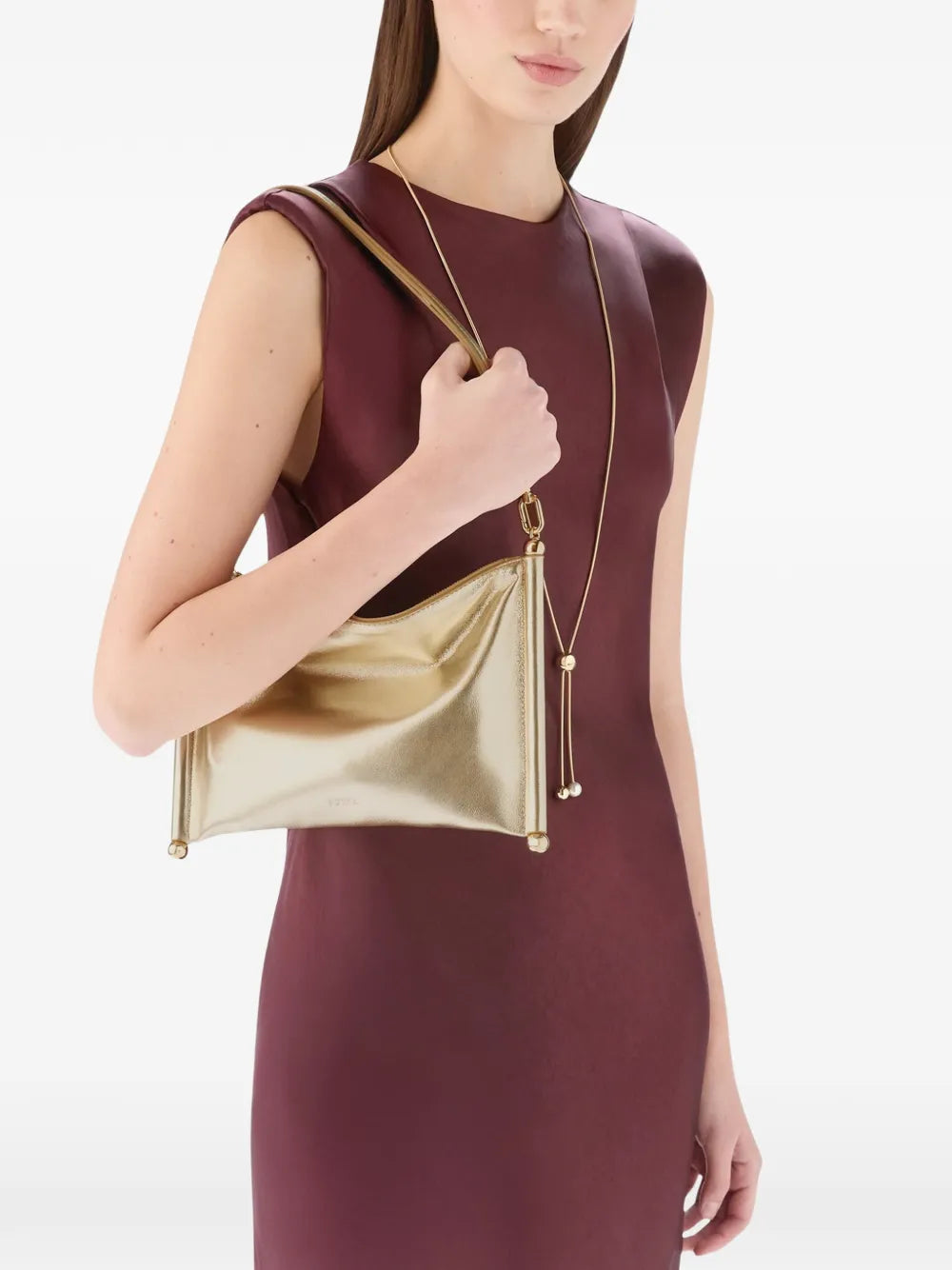 Furla Sfera Soft Shoulder Bag — Same as shown — Size One Size — Side View