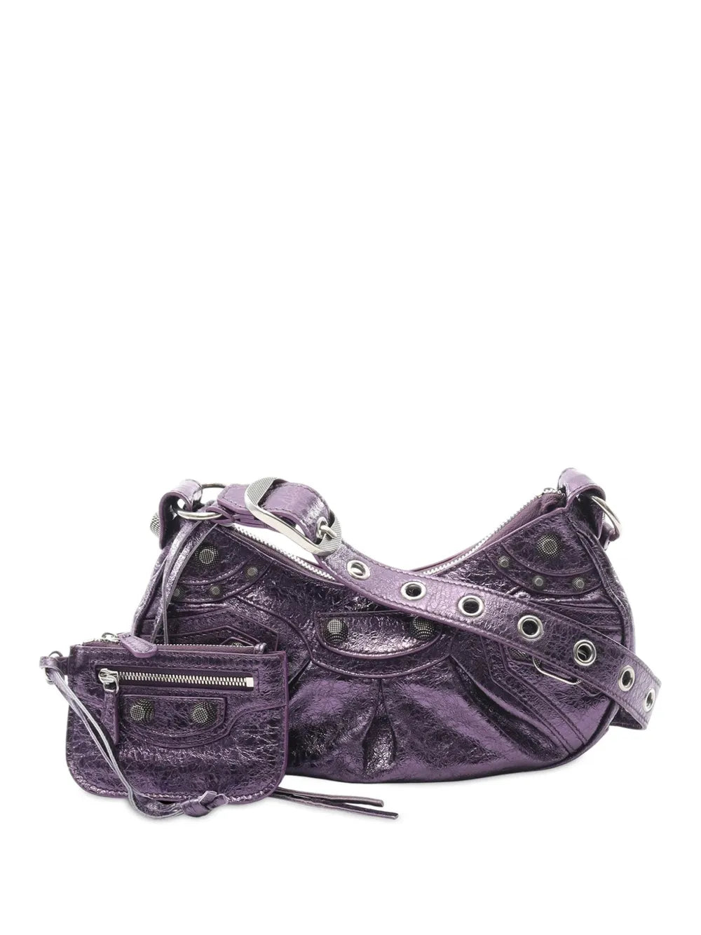 Balenciaga Pre Owned 2010 2025 Lambskin Le Cagole Xs Shoulder Bag — Same as shown — Size One Size — Front View